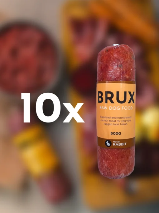 brux raw dog food rabbit mono