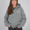 BRUX Zip-Up Hoodie - Misty Grey