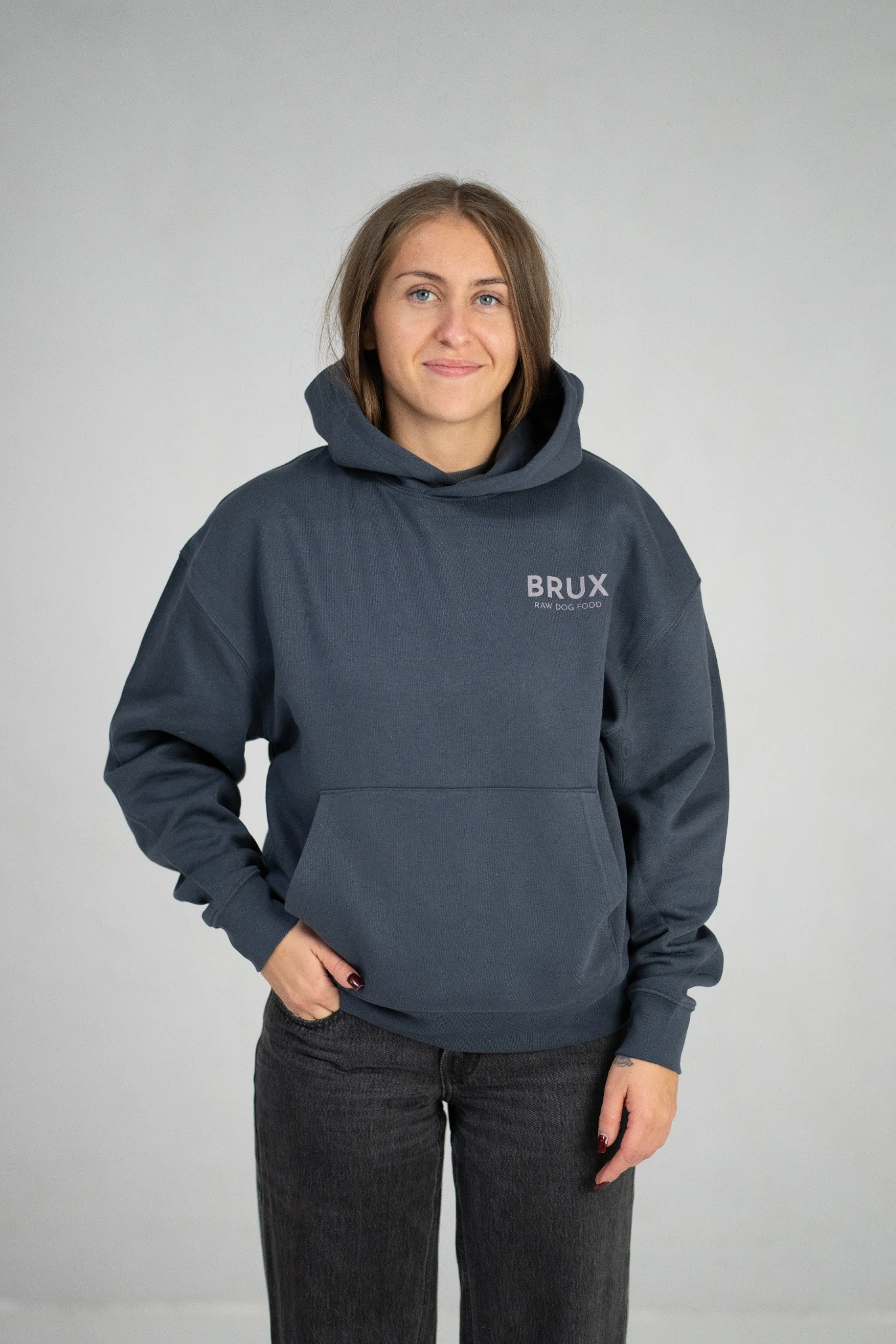 BRUX Hoodie - India Ink Grey