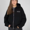 BRUX Zip-Up Hoodie - Black