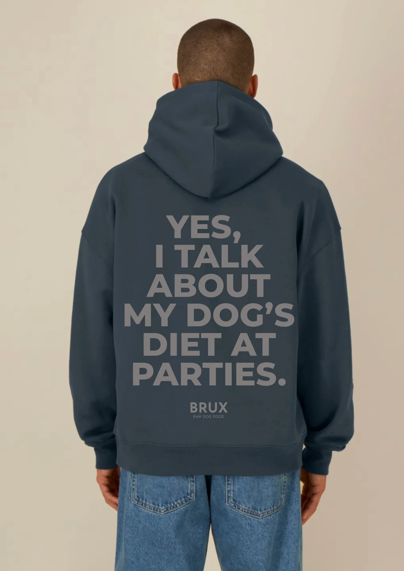 BRUX Hoodie - India Ink Grey - pilt 4