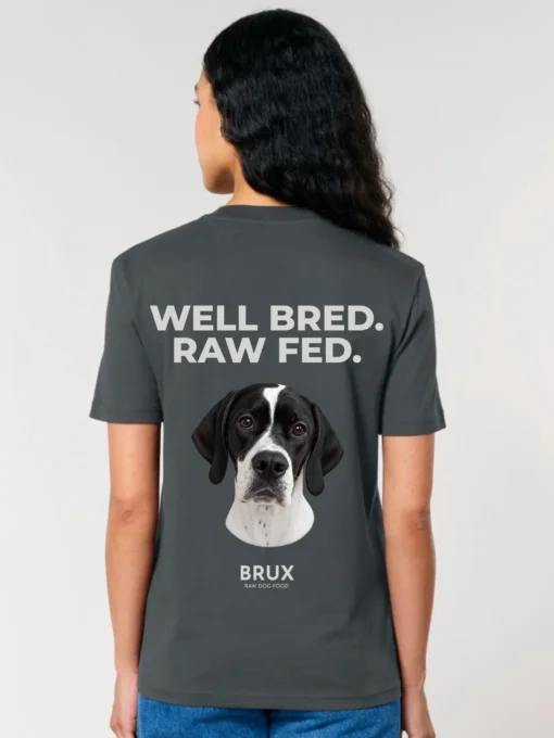 brux tshirt anthracite well bred raw fed